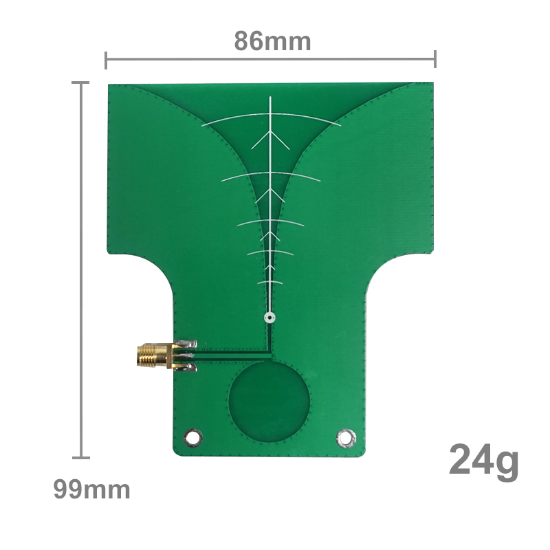 1.2G 65° 8dBi單極化板線路pcb板對(duì)數(shù)周期定向天線